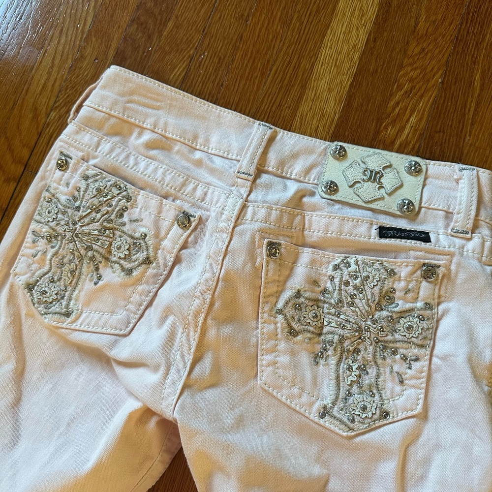 Miss Me pink jeans LOW RISE